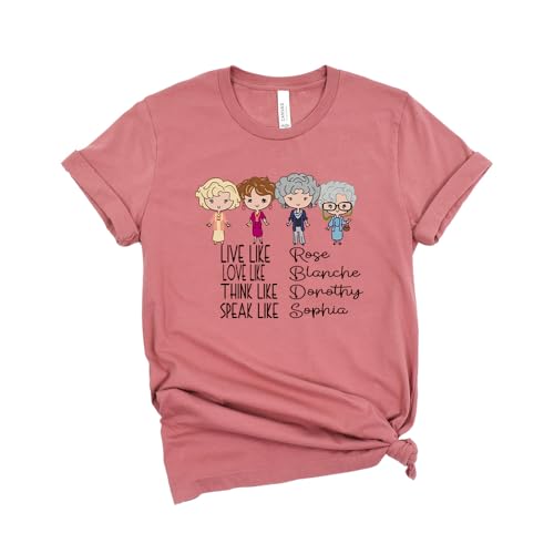 Golden Girls Shirts for Women, Vintage 80's Tee Tops, Golden Girls Fan Gift