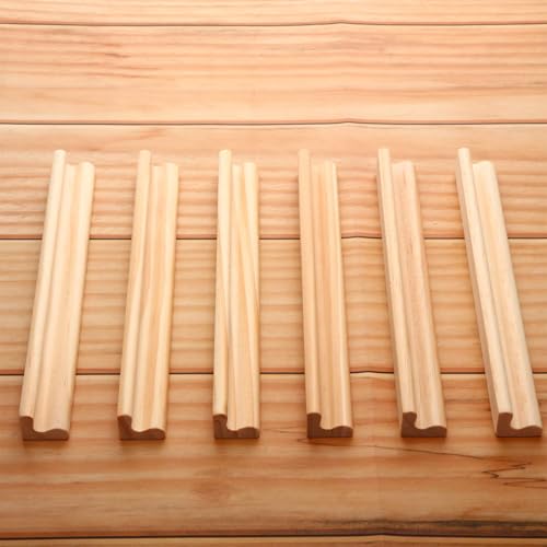 Soportes de madera para fichas de Scrabble 16 piezas miniatura 4