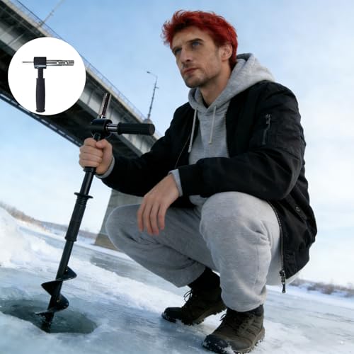 Adaptador para taladro de hielo para sustitución rápida de piezas 2