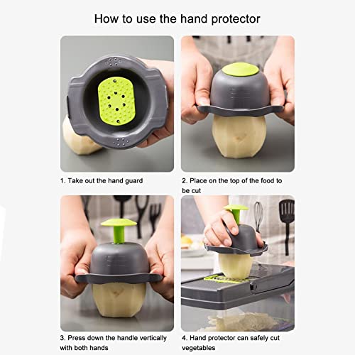 Cortadora y ralladora multifuncional para cocina y hogar miniatura 3
