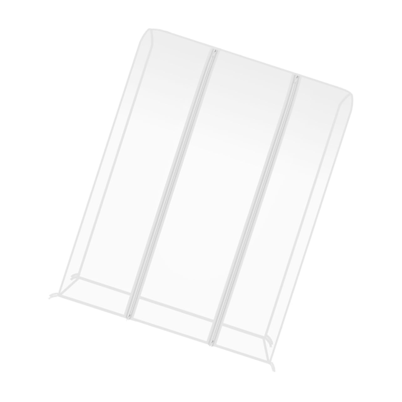 Gatuida Funda para Perchero Capacidad Grande Transparente con Cremallera de Plástico Protector Portátil y Minimalista y Diseño Moderno para Ropa en Casa u Hotel