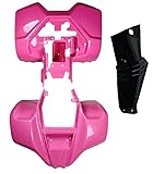 Non OEM Front and Rear Plastic Body for Suzuki LT80 & Kawasaki KFX80 Black - Off Market and minor alteration needed (Pink)