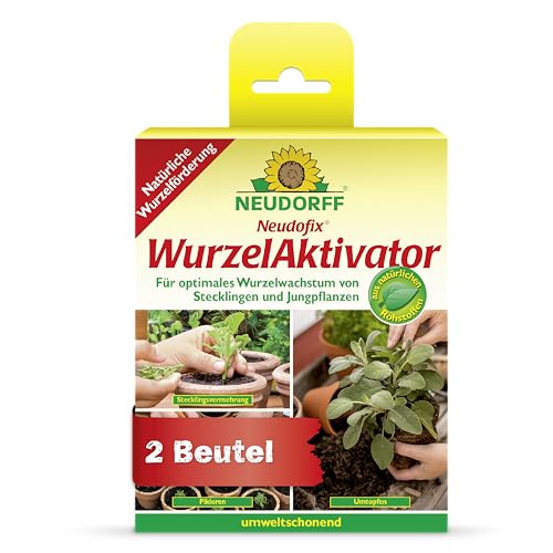 Neudorff Neudofix WurzelAktivator – Natürlicher Wurzelaktivator für optimales und schnelles Wurzelwachstum von Stecklingen und Jungpflanzen, 40 g