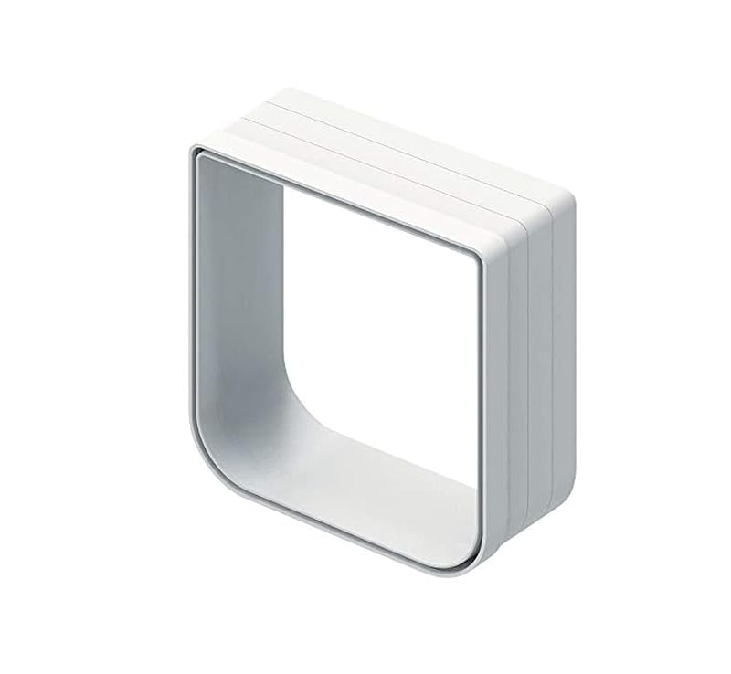 Túnel de extensão para porta de gatos Cat Mate 303, plástico branco, 15,88 cm