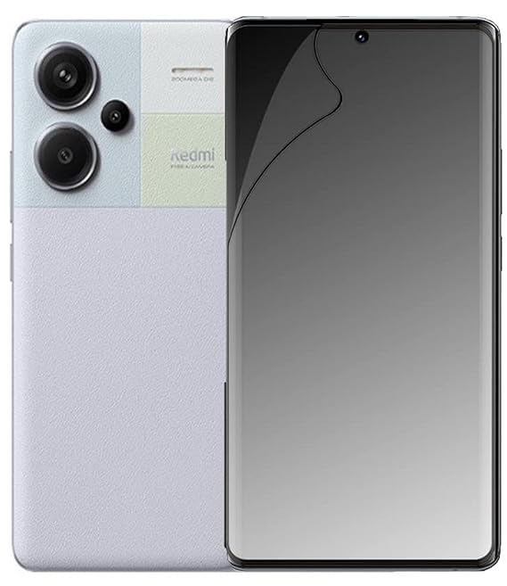 Image of BLACKSHEEP Matte Screen Protector for Xiaomi 14 Civi 5G Membrane Case Friendly Full Edge to Edge Screen Coverage & Installation Kit- (Pack of 1) (Redmi Note 13)