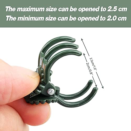 Yeeyeah 30 Pieces 45Cm Green Bamboo Plant Stakes 50 Pieces Orchid Clips Plastic Garden Plant Clips With 30 Pieces Twist Flexible Garden Plant Ties For Supporting Stems Vines Stalks Grow Upright #TOP4