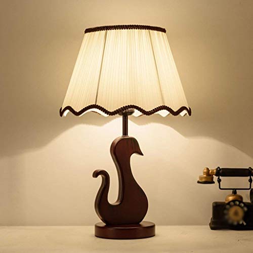 Lampe d'éclairage chic en acajou au design original pour salon et hôtel