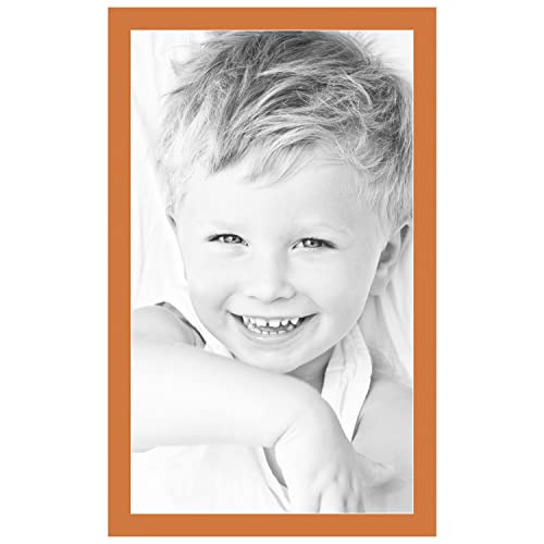 21x36 Tangerine / Octoberfest Custom Mat for Picture Frame with 17x32 opening size (Mat Only, Frame NOT Included)