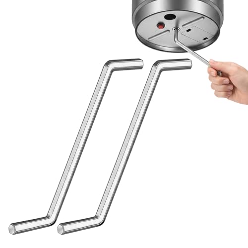 shuielai 2 PCS Garbage Disposal Wrench Alloy Steel Allen Wrench - Compatible with InSinkErator for Clog Removal