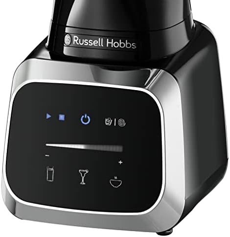 Russell Hobbs 28241 Sensigence Jug Blender - Inteligent 1.5 Litre Smoothie Maker; Soup Liquidiser and Ice Crusher; 1000 Watt; Black and Chrome