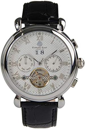 EDW5340G3 Mens Classic Black Leather Strap Automatic Watch