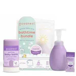 Goodnest Baby Bathtime Bundle, Soothing Lavender...