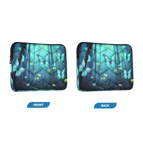 Funda para portátil 13-14 pulgadas con diseño de mariposas miniatura 2