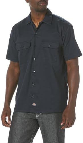 Dickies mens Flex Relaxed Fit Short Sleeve Work Shirt Dickies mens Flex Relaxed Fit Short Sleeve Work Shirt
