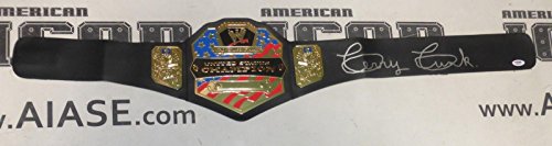Terry Funk Signed WWE US Championship Toy Belt PSA/DNA COA United States ECW NWA - Autographed Wrestling Robes, Trunks and Belts