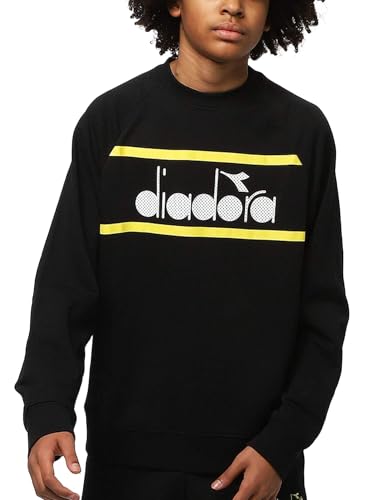 Sweat-shirt Diadora noir 102175905 S fini les hauts mal ajustés