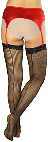 Image of ToBeInStyle Women's Wet Look Garterbelt