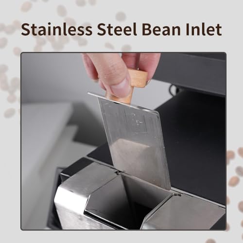 Compact Coffee Roaster Machine for Home Use - 200g Capacity with 9 Pre-Set Profiles, Bean Tray & Smoke Filter - Image 8