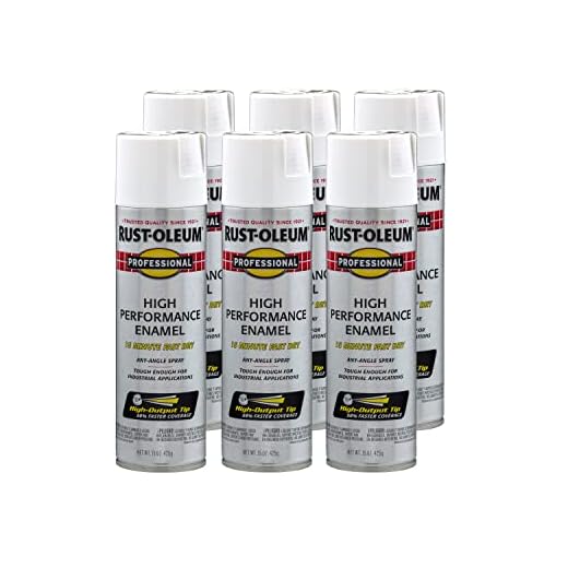 Rust-Oleum Professional Enamel Spray Paint 6 Pack