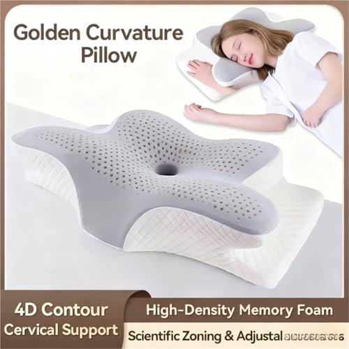 Oreiller ergonomique de qualité supérieure en mousse à mémoire de forme