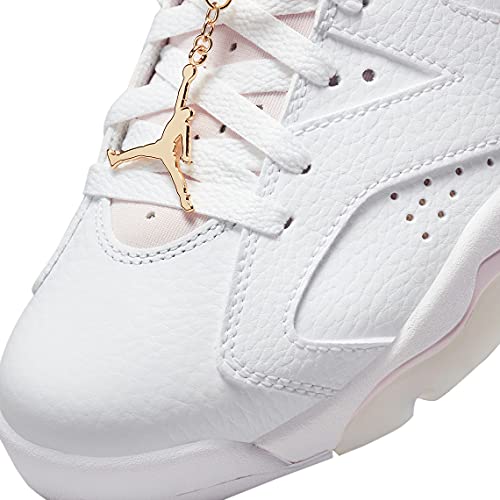 Nike Women's Air Jordan 6 Wmns Gold Hoops, White/Sail/Metallic Gold/Barel, 9W #TOP7