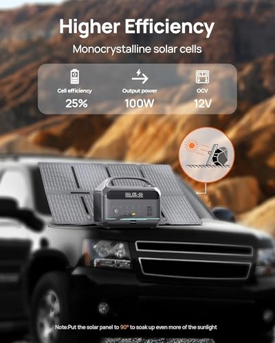 Image of DaranEner Portable Power Station 600W with Solar Panel 80W, 288Wh LiFePO4 Battery Backup w /2 AC Outlets, 1.7H Fast Charging Solar Generator for Camping, RV Travel, Home Emergencies