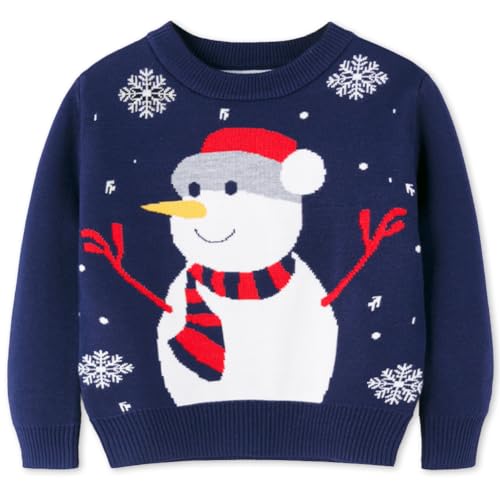 Image of Remimi Kids Christmas Sweater for Toddler Girls Boys Holiday Pullover Top