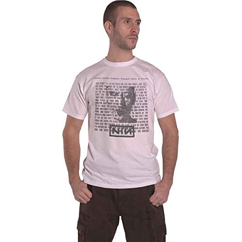 Nine inch Nails T Shirt Head Like A Hole pour Concert et Style Rock
