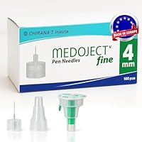 Sterile Einweg-Nadeln 32G (0,23 x 4mm) - 100 Stück Mit Schutzfolie Für Labor, Industrie, Kosmetik, Lebensmittelherstellung, Epoxidharz, Parfüm, Schmierstoffe, Dichtstoffe
