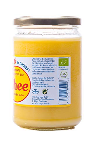 Finck Naturkost - Bio Ayurveda Ghee, 480 g (1er Pack)