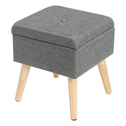 Taburete WOLTU con Espacio de Almacenamiento Cubo Cover