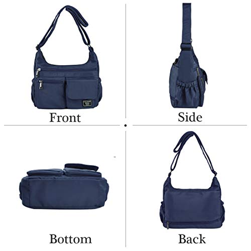 Image of VOLGANIK ROCK Crossbody Bags for Women RFID Lightweight Travel Shoulder Bag Waterproof Nylon purses and handbags Pocketbook