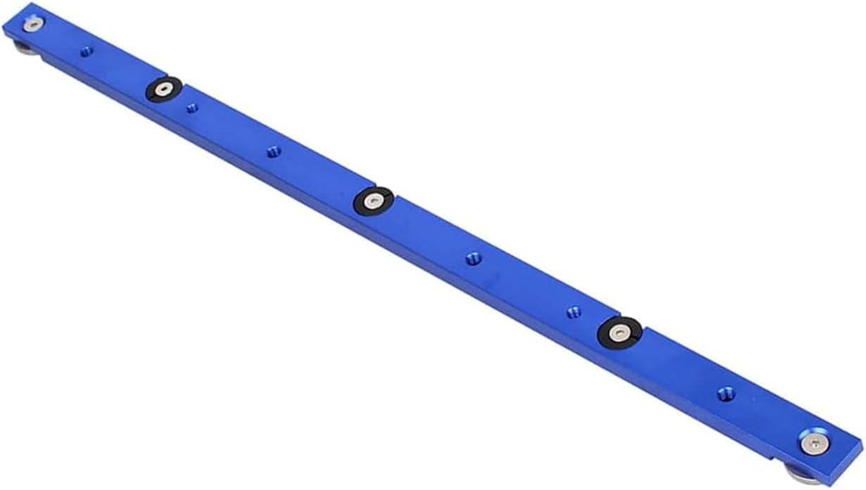 Aluminium Alloy Miter Bar Rail Runner Slider Table Saw Gauge Rod T-Slot Track Bar Rail Woodworking Tool for Jigs Fixtures Sleds Router Tables, 300mm, 11.811'' x 0.748'' x 0.374'', Silver