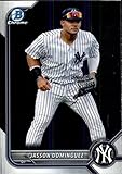 2022 Bowman Chrome Prospects #BCP-98 Jasson Dominguez New York Yankees MLB Baseball Trading Card