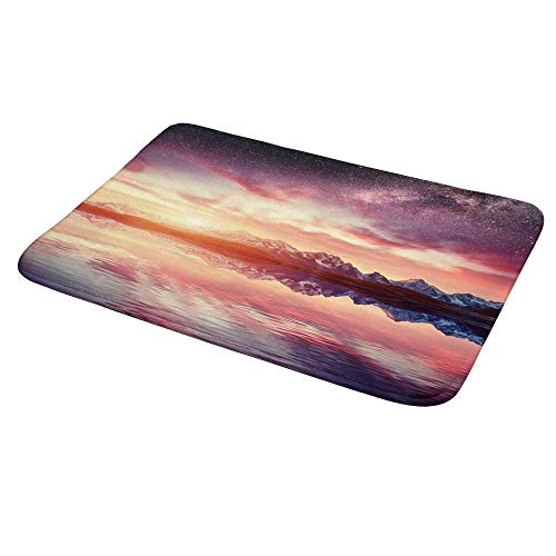 Tapis de douche antidérapant épais doux lavable en machine 91cm - 5