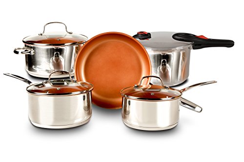Enjoy this Special Deal Buy The NuWave 7-Piece Duralon Healthy Ceramic Non-Stick Cookware Set Today And Get The NuWave Pressure Cooker Absolutely Free
