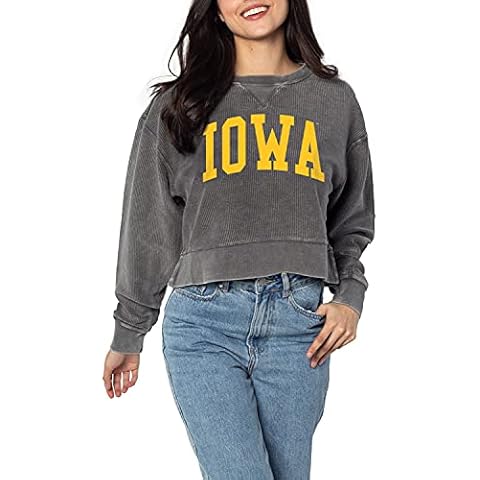 Chicka-D Women's Corded Boxy Pullover Sweater, Charcoal, XL Cover