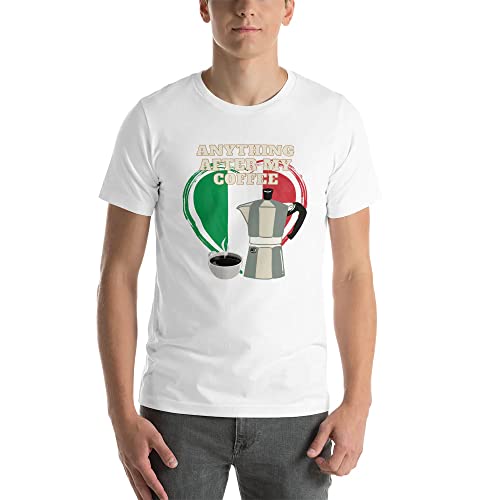 T-Shirt White M Unisexe en coton respirant coupe droite classique - 2