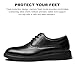 Hantatop Mens Dress Shoes, Genuine Leather Lace Up Brogue Wingtip Casual Oxford Shoes, Comfortable Stylish Business Formal Dress Sneakers for Office Dating Wedding (Wingtip-Black, Adult, Men, 12, Numeric, US Footwear Size System, Medium)