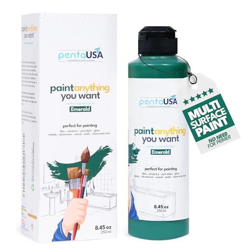 PENTAUSA All in One Paint - Emerald Waterproof Paint for Bat...