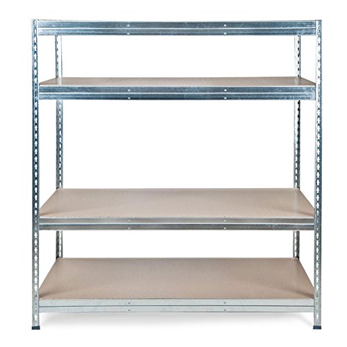 Floordirekt Weitspannregale, Steckregal, Schwerlastregal, Kellerregal, Metallregal, Büroregal, | RIESENAUSWAHL! (Mammut… – Bild 6