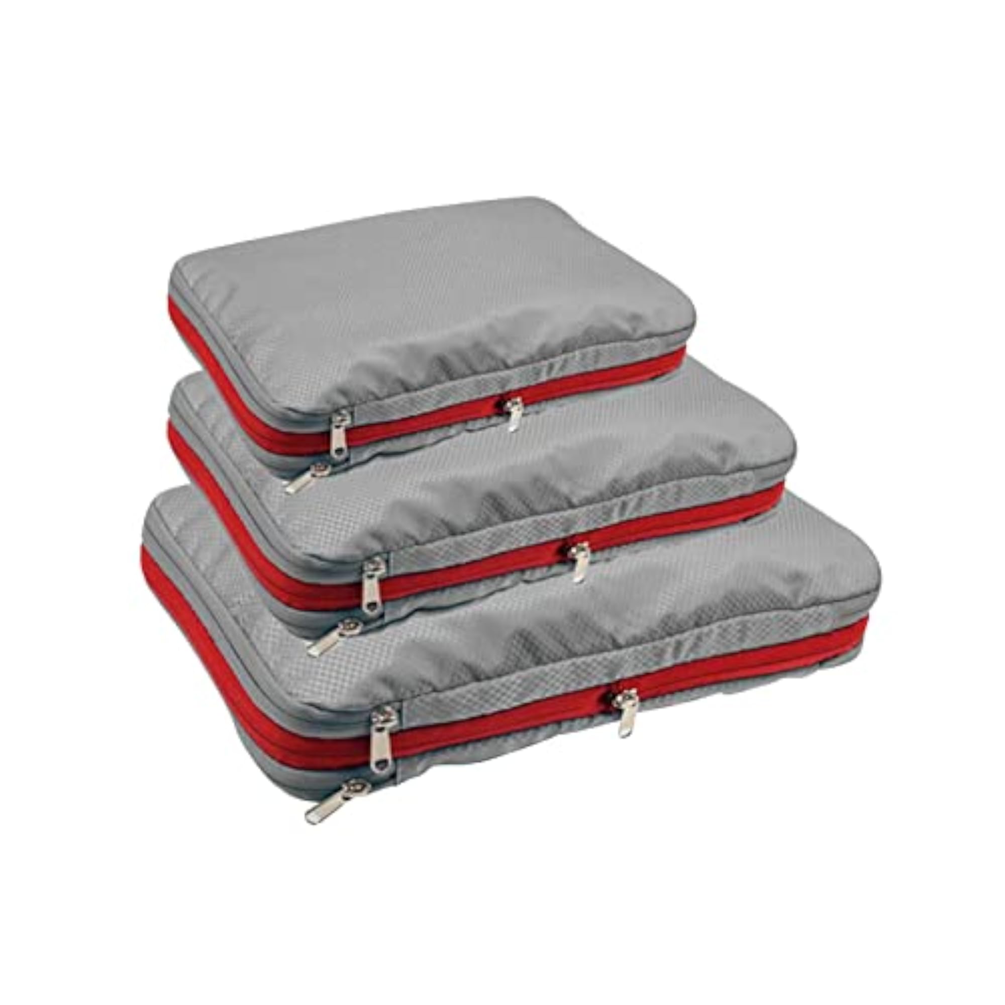 3Pcs Compression Packing Cubes Set, Gray