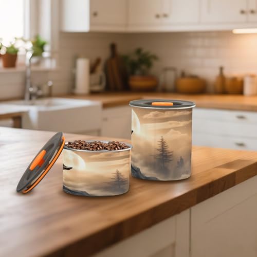 Envase hermético de acero inoxidable para café 17oz miniatura 6