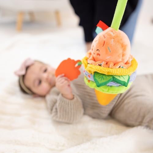 Image of Melissa & Doug Ice Cream Take-Along Clip-On Infant Toy with Sound and Vibration (Pack of 12)