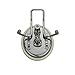 UP100 Carbonation Corny Beer Keg Lid Cornelius Style in-Built Pin/Ball Lock Gas Disconnect Homebrew Kegging