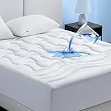Bedsure Protector Colchon 150x190 Impermeable - Funda Colchon 150x200 Transpirable y Hipoalergénico, Cubre Colchón Cama 150 Protectora con Esquinas Elásticas de 30cm de Profundidad