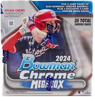2024 Bowman Chrome MEGA Baseball box (7 pks/bx) Thumbnail