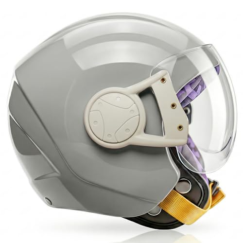 Image of HYP3 Junior Solid ISI Certified Open Face Kids Helmet for Boys & Girls | Lightweight & Impact Resistant Safety Helmet for Children - Scooter /Motorcycles (Quick Silver, XS)