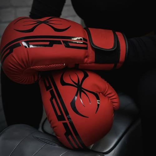 Image of STING Boxing - Armaplus Boxing Gloves | for Competition & Training (RED /Black, 16oz)