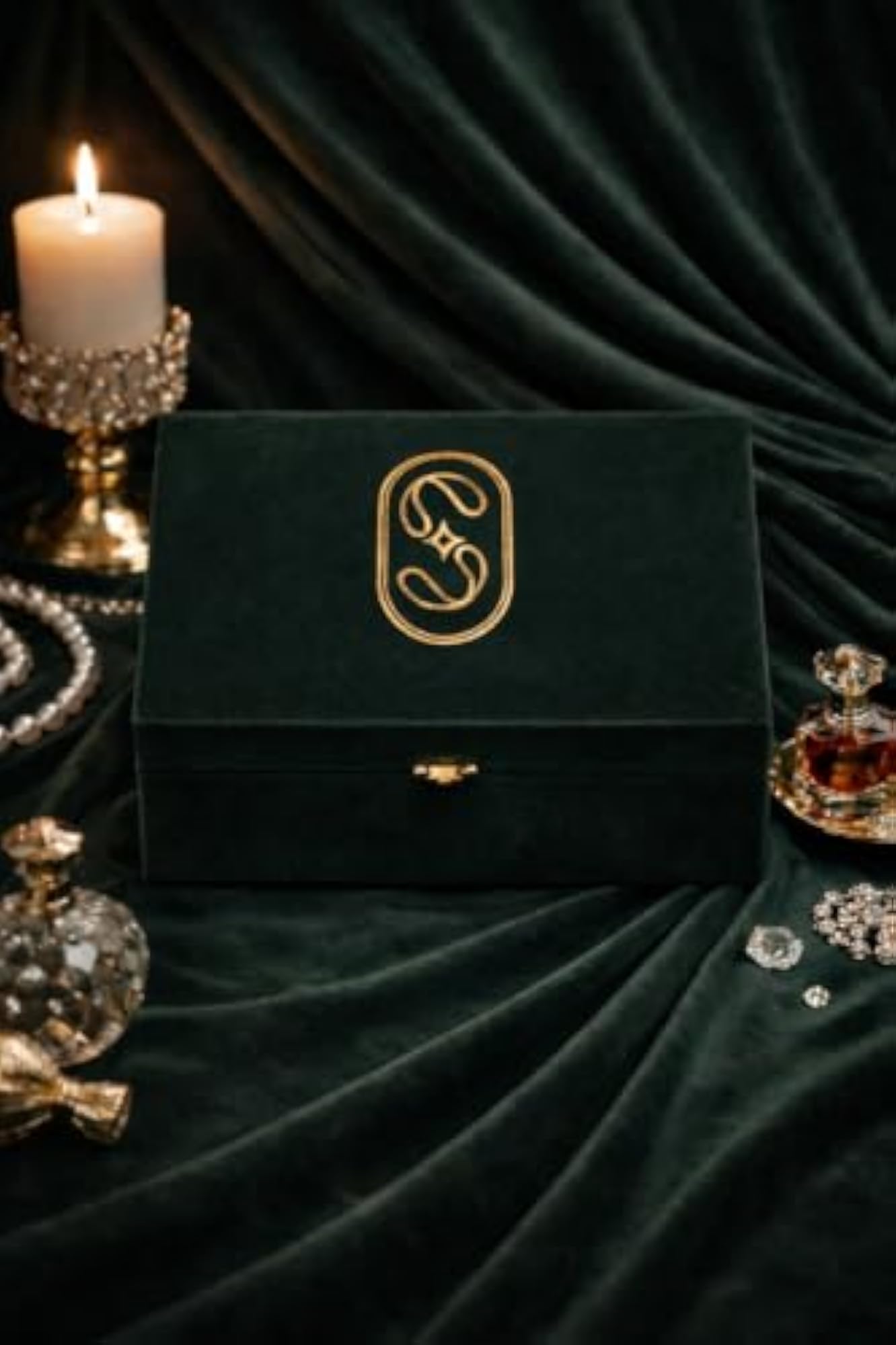 Luxury Perfume & Coconut Candle Hamper, Velvet Horizon